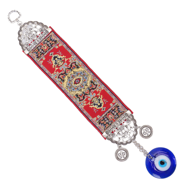 Evil Eye Decor Lucky Udsøgt holdbart håndværk Beskyttelse Bil hængende ornament til gaver Hjem dekoration Rød rund