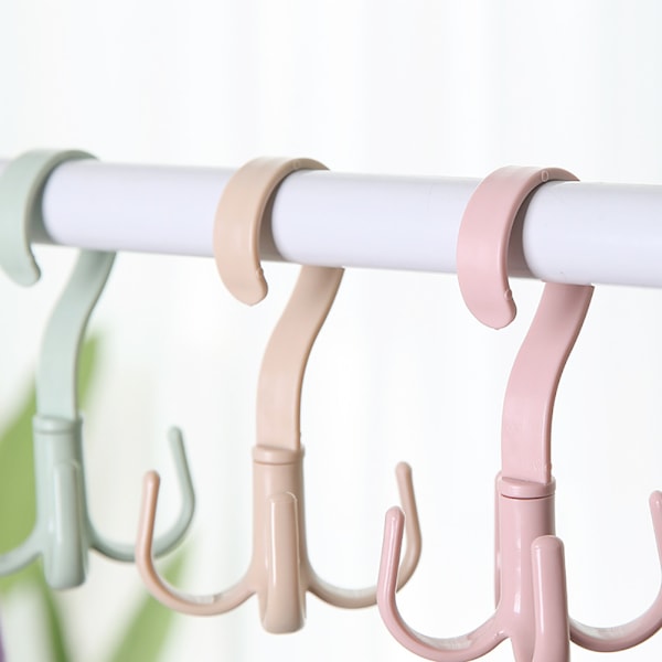 Handväska Väska Hållare Platsbesparande Hängare Skåp Klädhängare 360 Graders Rotation Skor Bälte Scarf Hängande Ställ