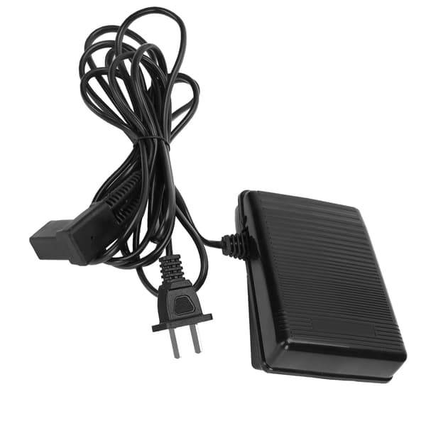 Symaskine Fodpedal Multifunktionscontroller 3-bens stik med 2m/6,6ft ledningslængde (US-stik 110V)