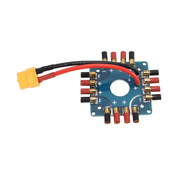 ESC Power Supply Distribution Board Anslutningskort med XT60-kontakt 3,5 mm Banana Connectors för RC Drone