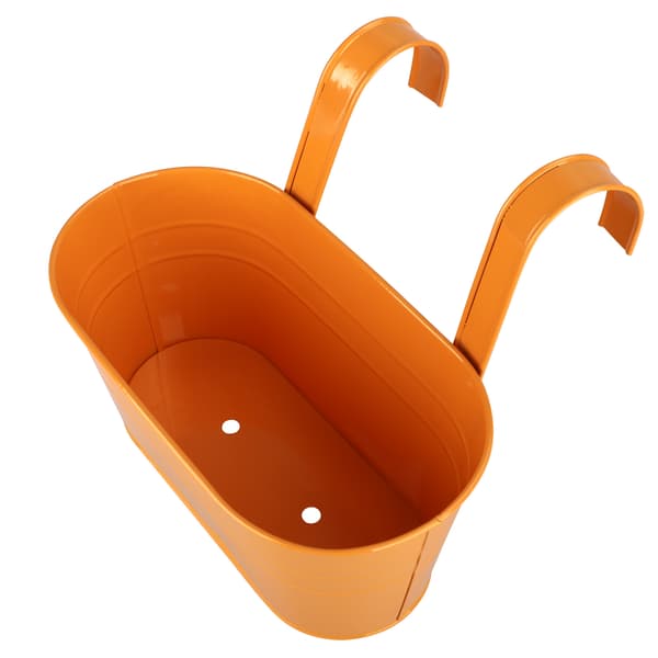 Dobbeltkrok Blomsterpotter i Blikk Hengende Potter Hagepynt