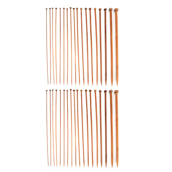 36 st Stickor Enkelspets Karboniserade Stickor 0,2-1 cm Storlekar