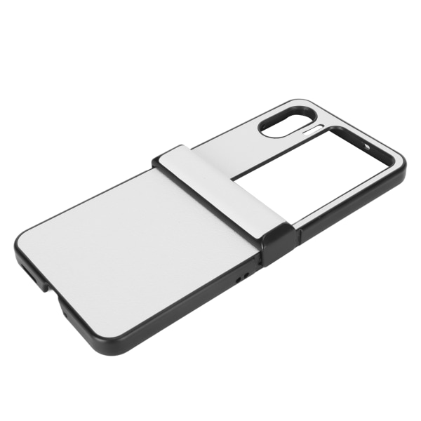 Foldeligt telefontaske Ridsefast Flip Phone Beskyttelsesetui til Oppo Find N2 Flip White