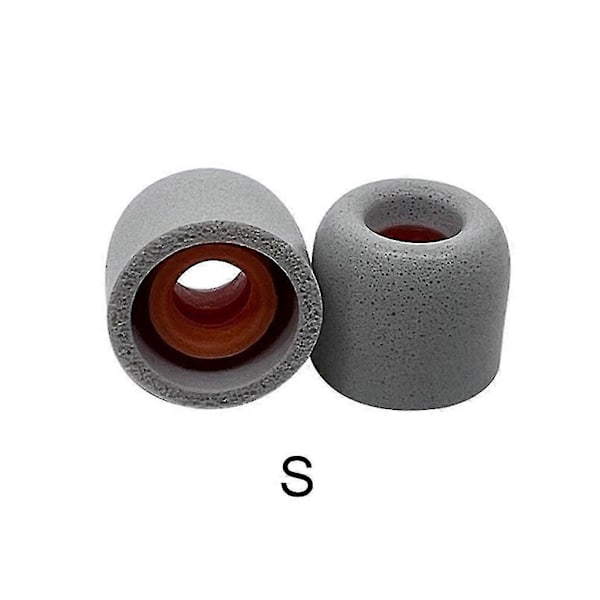 Memory Foam Ørepropper for WF-1000XM4 Ørepropper - Øreplugg Øretipp Filter Grå S