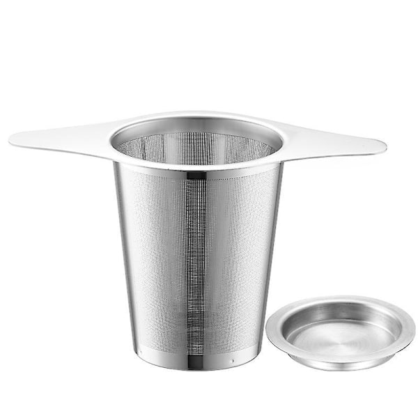 Stor Te-infuser i Rustfrit Stål med Dobbelt Håndtag til Tekander, Kopper og Mugs