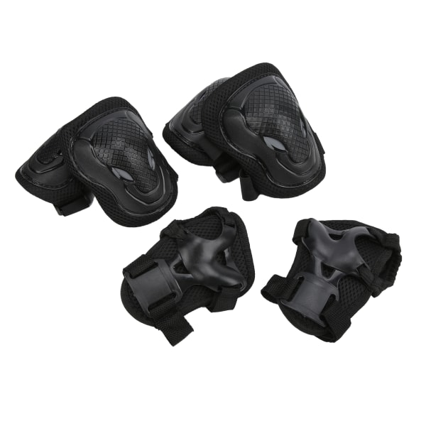 Rullskridsko skyddsutrustning set justerbara knä armbågsskydd handledsskydd bekväma för vuxna