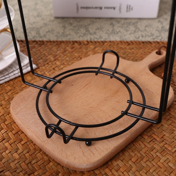 Tekopper Display Stand Anti Rust Kopholdere Rustfrit stål Tørrestativ til kopper fade