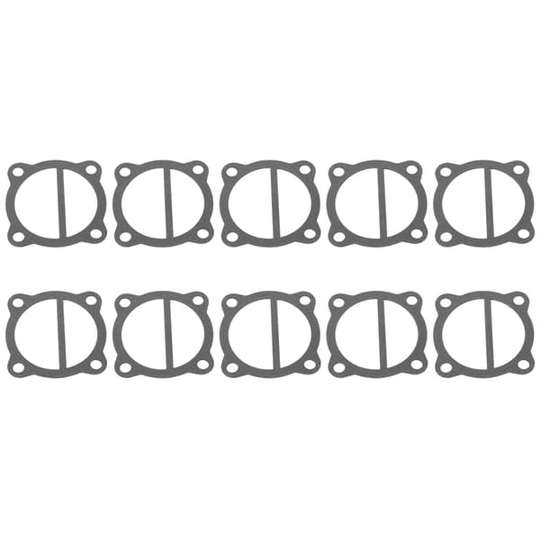 10 st Topplockspackning Ventilplatta Cylinder Tätningspapper Pad Luftkompressor Ersättningskit