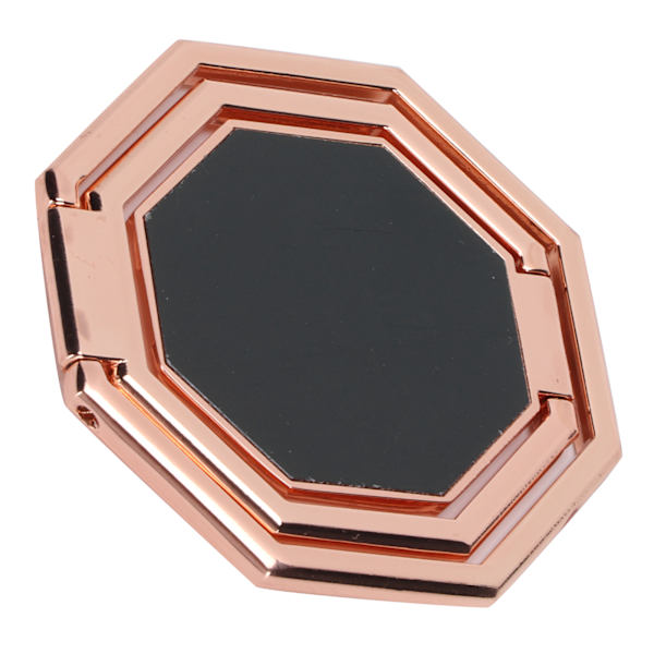 Telefonringhållare roterbar hopfällbar magnetisk speciell form finger kickstand stativRose Gold