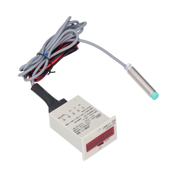 BERM Digital Elektronisk Teller for Metallobjekter Kontakt Induksjonspanel Reset JDM11‑6HDC12-24V