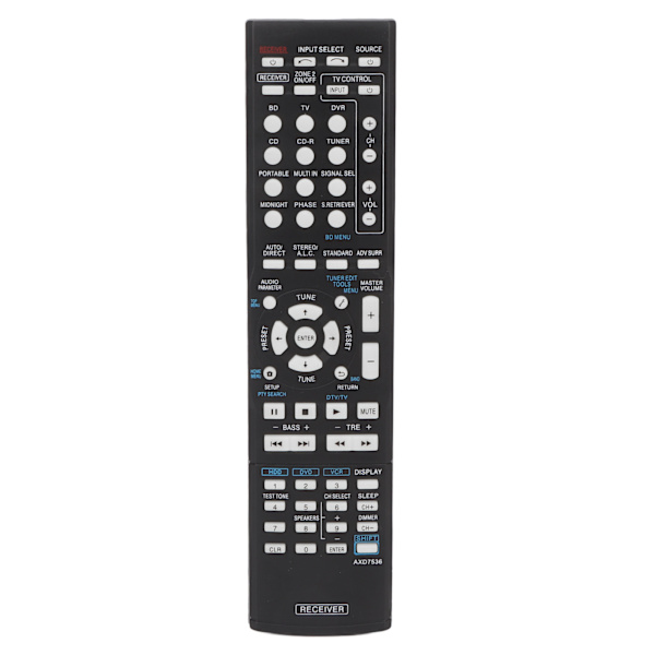 AV-modtager fjernbetjening kompatibel til Pioneer VSX 423 K AXD7517 AXD7621 AXD7536 AXD7501 AV-modtager