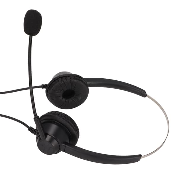 H360D‑3.5‑U901 Binaural Business Headset 3.5 mm USB-kontorheadset stöder justering av högtalarvolym, mikrofon och volymavstängning
