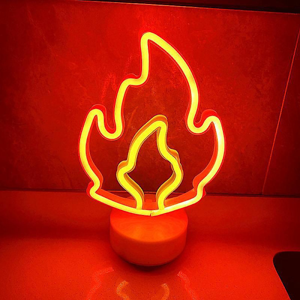 led neonljusskylt rumsinredning nattlampor batteridriven inomhusbelysning