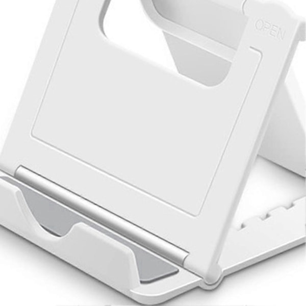 2x Tabletstativ Skrivbordsstöd Portabelt Dubbelt Vikbart Stativ Lämpligt kompatibelt med Ipad Tabletstativ Svart