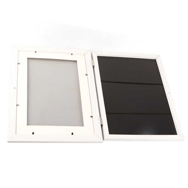 ArtfulFrames A4-skjermramme med åpning foran - Utskiftbar, motstandsdyktig mot brudd - Perfekt for tegninger og skolearbeid for barn White