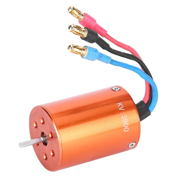 3800KV Metallmotor 2838 RC-Tilbehør Passer til 1/12 1/14 RC-Bil Båt 2,3 mm Aksel