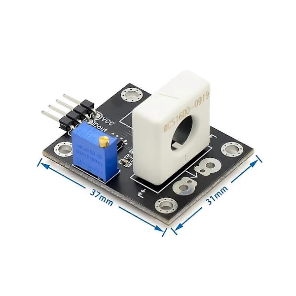 WCS1600 3-5V Hall-virtasensorin tunnistimen suojamoduuli