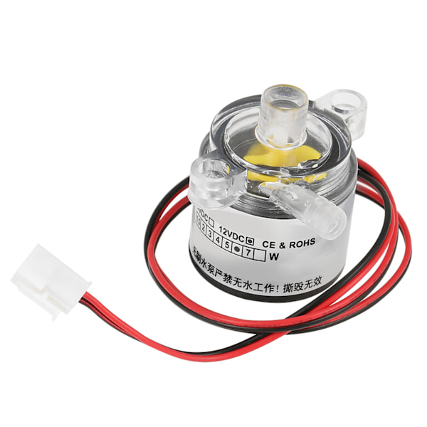1 stk Mini 12V DC 6W Matkvalitet Nedsenkbar Børsteløs Vannpumpe 2L/min
