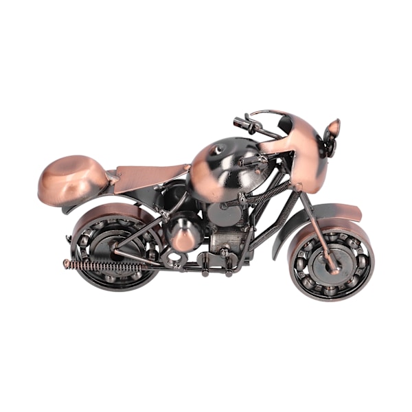 Motorcykel Model Retro Bronze Klassisk Utsøgt Hjem Dekorative Håndværk Ornament