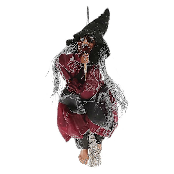 Satunnainen väri Halloween roikkuva noita ääniaktivoitu induktio noita roikkuva aave koristeet rekvisiitta DGZD