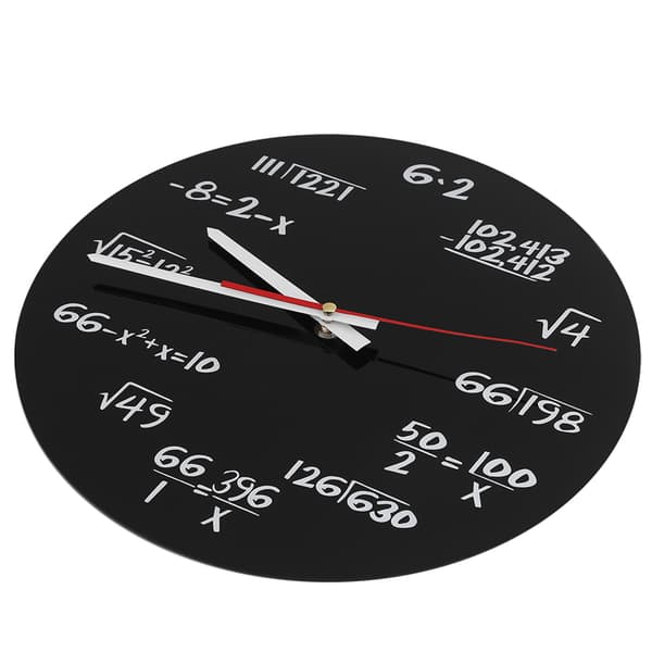 Akryl Väggklocka Matematisk Modern Design Hemmakontor Dekorationstillbehör