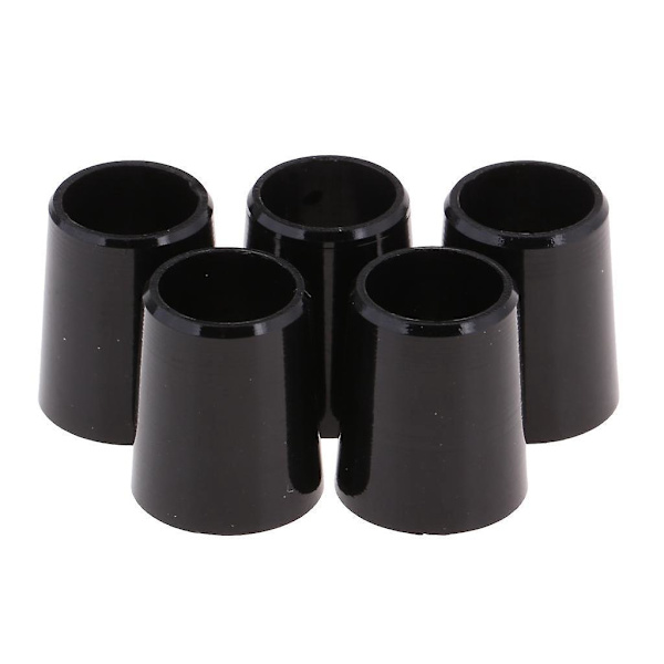 20 x 5 stk. Sorte Golfskaft Hylstre Ferrules .335 .370 Hætte Adapter Ring 0.370
