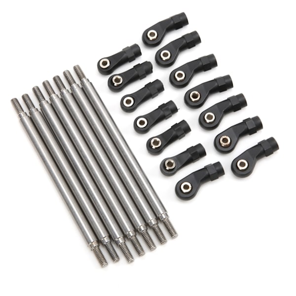 RC Metal Rod Link Linkage Rustfritt Stål Chassis Link Tie Rods Set for REDCAT GEN8 RC Bil Oppgraderingsdeler