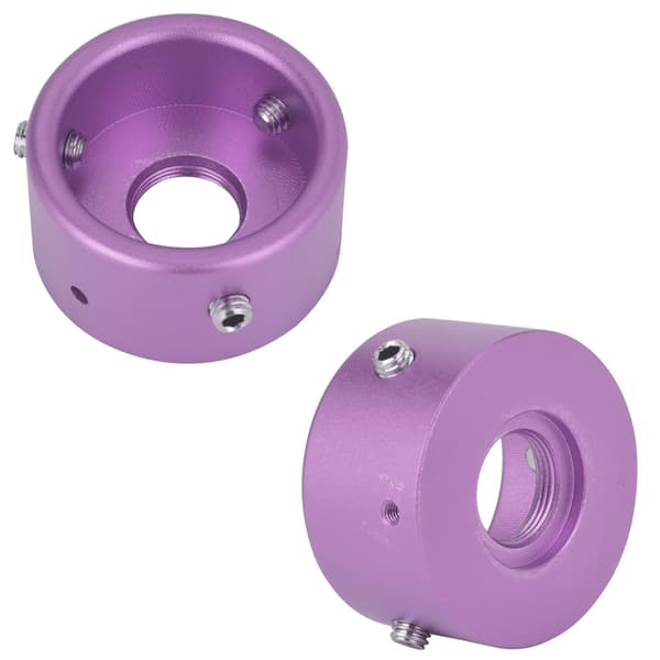 HH-ALM01 Stor aluminiumslegering alarmring bilantenne sugekopp klips kantsensor lilla