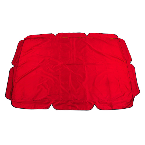 Swing Canopy 600D Silverbelagd Oxfordtyg Vattentät Swing Top Cover för Utomhus Röd