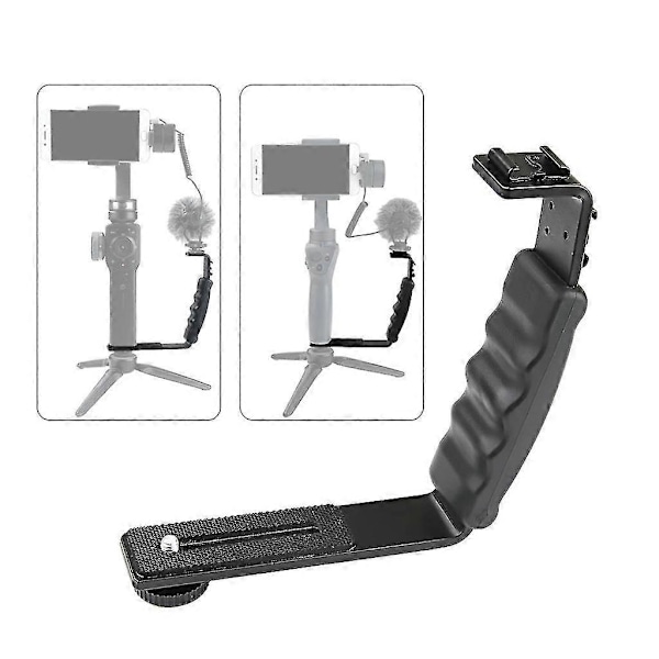 Praktisk Flash Kamera Greb L Beslag Holder Cold Shoe Mount Dslr Holder Zekai