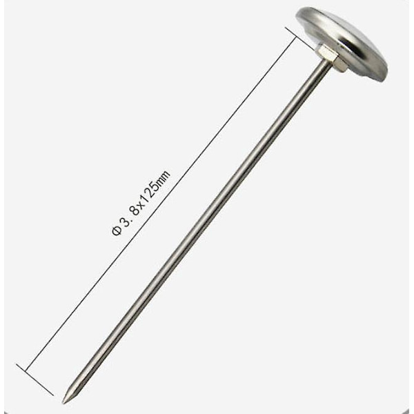 Rostfritt stål bimetallisk mattermometer - 2-pack