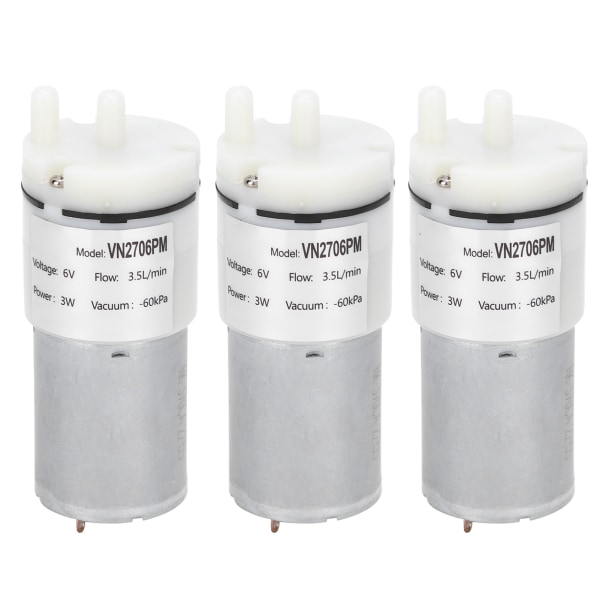3st mikro vattenpump mini dränkbar motor akvarium lufttillbehör DC6V VN2706PM