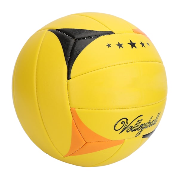 Klassisk volleyboll i storlek 5, mjuk och bekväm PVC-gummifoder, slagtålig inomhusvolleyboll för träning och strandspel