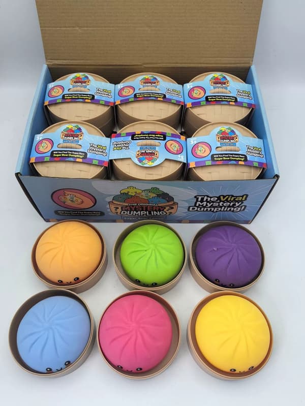 Sjelden Viral Holografisk / Regnbue Mystisk Squishy Dumpling (Selges Separat) Hot-2stk Large