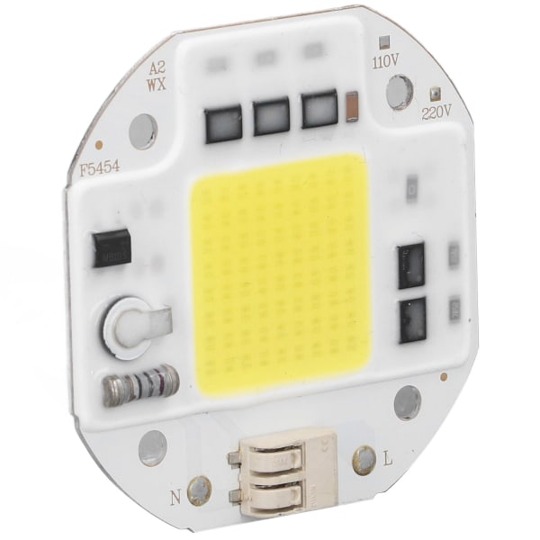 COB Lamp Bead High Power LED Chip Høy lysstyrke Drive Free for DIY Lamp Flomlys Innendørsbelysning 220V100W Kald Hvit 5800K-6500K