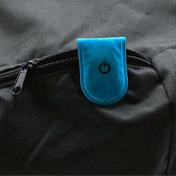 4 stk. Natløb Reflektor Magnetisk Clip-On Strobe Udendørs Sport LED Sikkerhedslys Advarsel Cykling Gå Reflektor