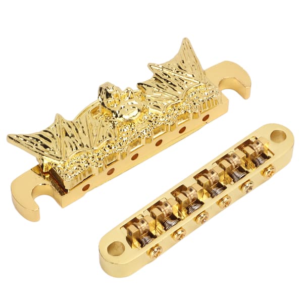 Gitar Roller Saddle Bridge 6-strengs mutter med 6 mm monteringshull for EPI elektrisk gitar