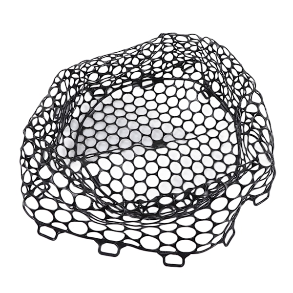 Fluefiskeri Erstatningsnet Dybdegående Fiskegummネット Fiske Landing Netpose Dele Sort Dybde 32cm