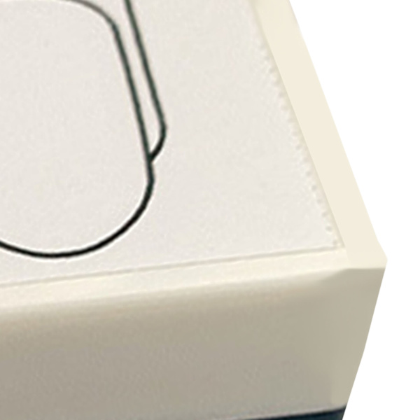 Nail Pattern Stamper Smuk klar, delikat bærbar neglekunst øvelsesstempel til at øve spidse negle