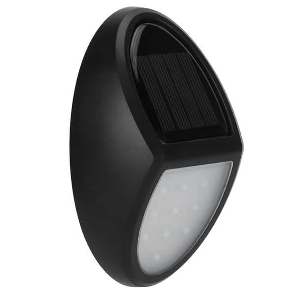 Solcellelys IP65 Vanntett Vegglampe for Hage Terrasse Balkong Dekor Hvit Lys