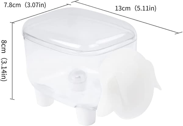 Creative Dustproof Desktop Storage Box Toothpicks, Cotton Swabs, Tissues Etc. Cute Sheep Shaped Box