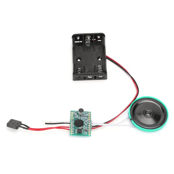 4-minutters opptaksavspillings-DIY-lydsensor-modul, spill av én gang, tilbehør
