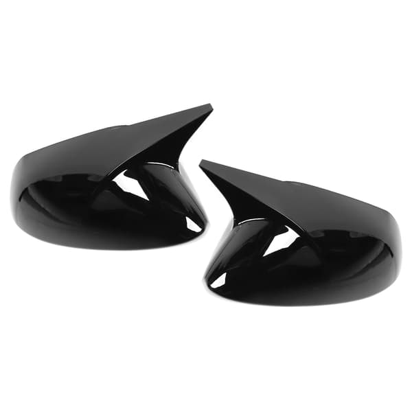 Par sidespeildekselhette Horn Style Protector Housing Passer for Corolla Sedan/Hatchback Svart