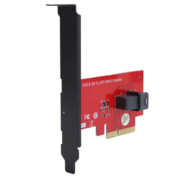 SFF-8643 til PCI-E 4X Adapterkort Konverter med 1 Mini-SAS HD 36Pin Hun Konnektor