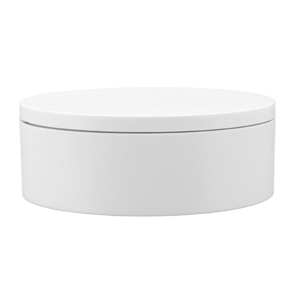 Roterande displaystativ Vit Plug in Fjärrkontroll Lastkapacitet 3kg Automatisk roterande stativ för produkter Diameter 13cm / 5.1in