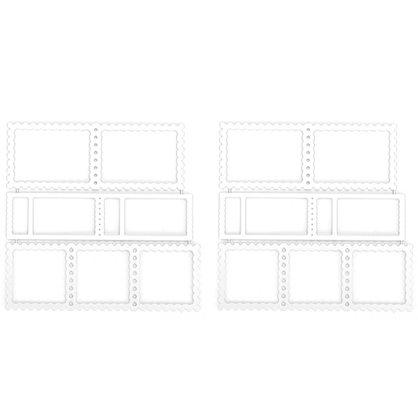 2st metallskärning stans stencil stämpel ram DIY Scrapbooking prägling papper kort mall
