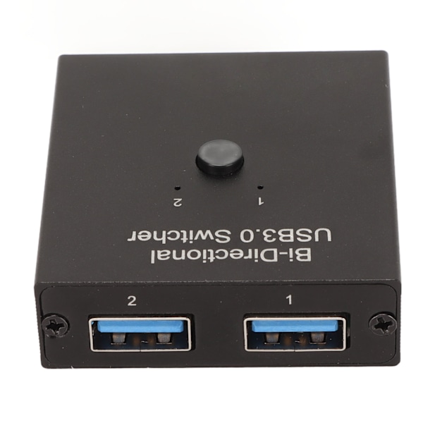 USB 3.0-switch 2 i 1 ud 1 i 2 ud Bi-directional Metal Shell USB-delingsswitch til computer, printer, telefon