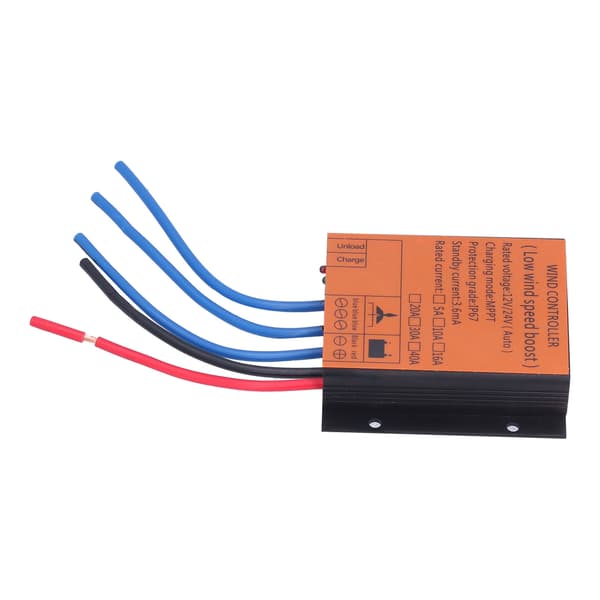 Vindmøllecontroller Lavspændings MPPT-laderegulator med LED-lys 100W-400W 12V 24V5A