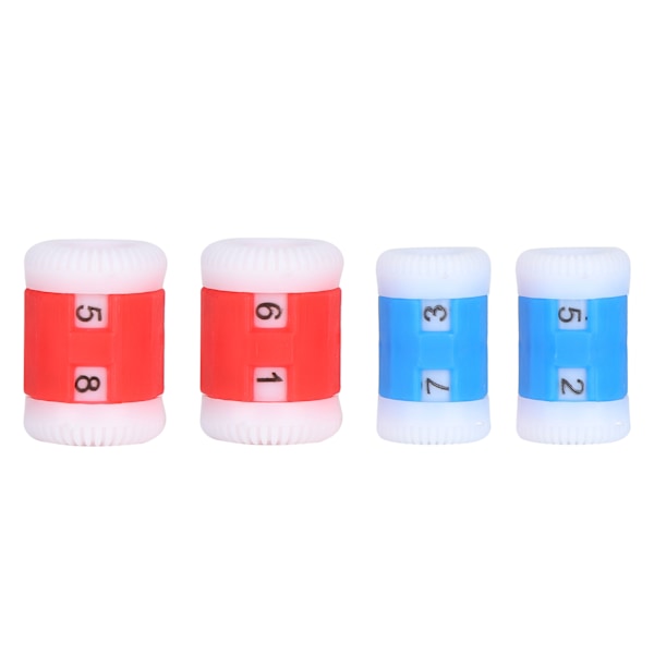 Plast Stickräknare Stickning Virkning Stygnmarkör Rad Ring Symaskin Tillbehör Färg (2xL 2xS )