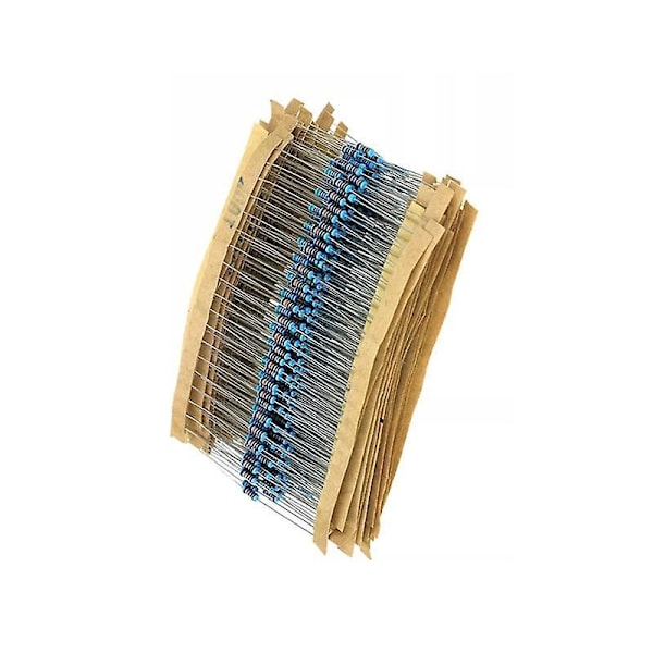 2600 stk 0,25W 1/4W Metal Film Modstande Assorteringskit 1-10M Ohm Elektroniske Komponenter